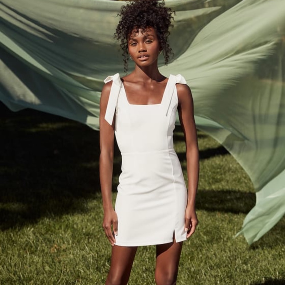 Lulus ‘Your Sweetie’ Tie Strap Mini Dress